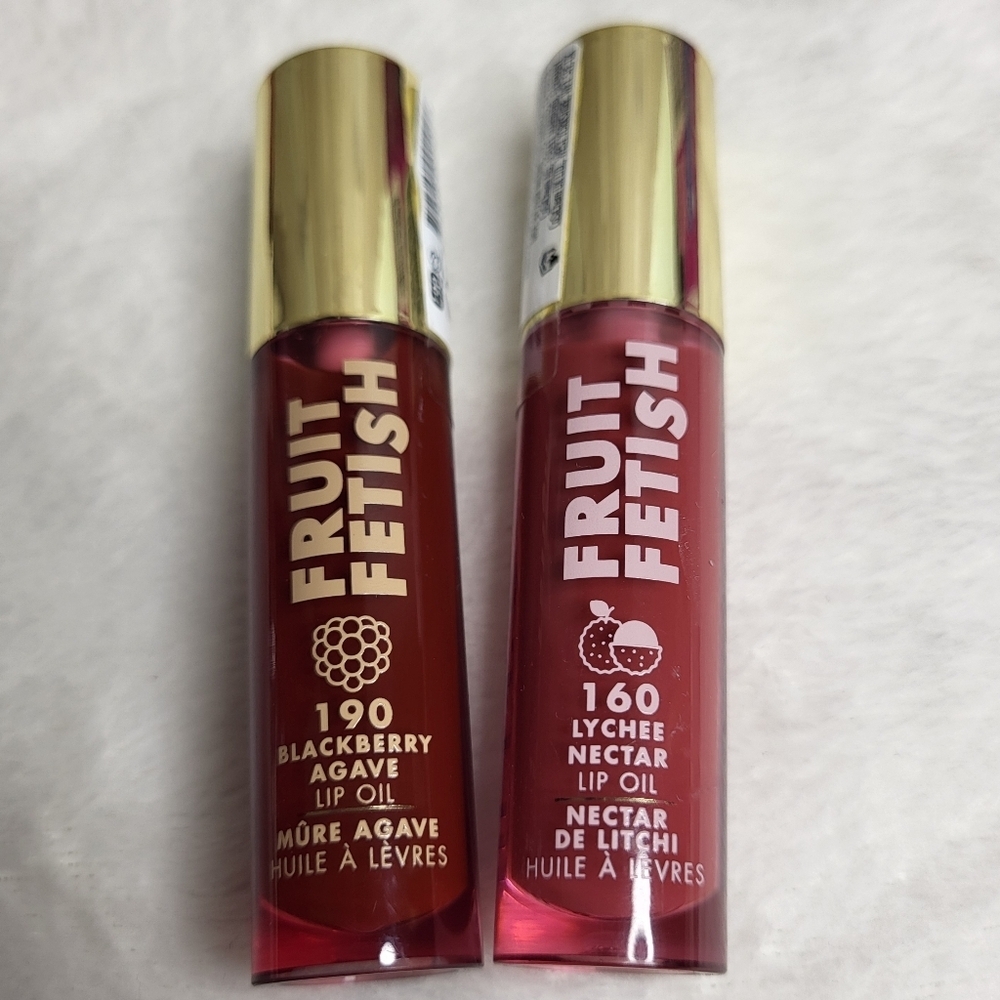 Lip Oil Set - Blackberry Agave & Lychee Nectar
